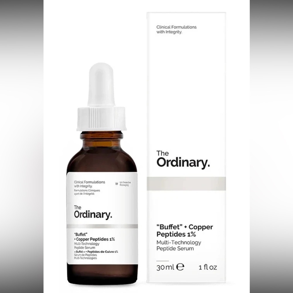 NWT‼️ The Ordinary Buffet + Copper Peptides 1%, Anti-Aging Serum 1oz/30ml